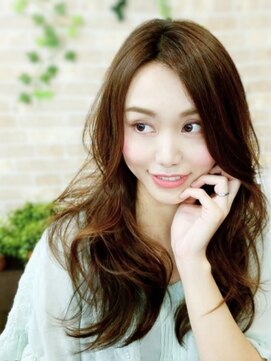 プレジール (Plaisir) 30代40代50代大人つやロング 韓国風 巻き髪 デジタルパーマ