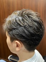 ヒロギンザ 新橋日比谷口店(HIRO GINZA)&nbsp;大人パーマ/ツーブロックマッシュ/ハイライト/束感/波巻き