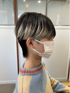 メゾン(Maison) 韓国風シースルーマッシュウルフ