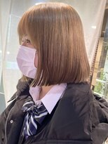 ヘアーアンドメイク ビス(HAIR&MAKE bis)&nbsp;ブリーチ一回でできる！柔らかベージュ【立川/加藤沙久楽】