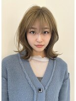 リンクス(Links)&nbsp;大人可愛い小顔ウルフレイヤーボブ丸みショートボブ