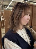 ローライト/ベージュ/ミディアムレイヤー