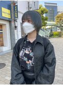 ハイトーンマッシュウルフショート