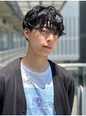 前髪あり ショート ニュアンスパーマ