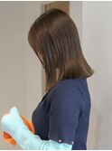 酸性ストレートで柔らかい切りっぱなしロブ