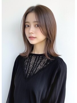 ライズ ネックス ザ サロン 渋谷(LIZE nex the salon) レイヤーミディアム［＃渋谷駅＃韓国＃髪質改善］