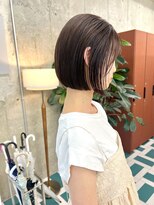 ノエ(noe)&nbsp;丸みミニボブ（20代/30代/ベージュ/グレージュ）M37