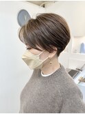 ベリーショート大人ショート刈り上げツーブロックハイライト30代