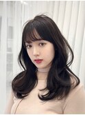 韓国ヘア/韓国スタイル/縮毛矯正/髪質改善/レイヤーカット