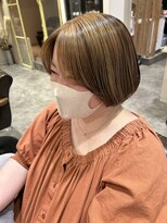 アンユヘアー 与野駅前店(unu.hair)&nbsp;30代40代50代与野/イメチェン大人女性/アンブレラカラー
