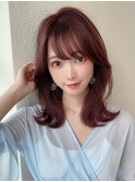 ふんわりレイヤーで魅せる大人のミディアム