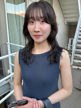 トレンチ(TRENCH) 透明感カラー ロングパーマ パーマ