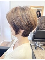 ハーツ(Heart's) 白髪ぼかし/イメチェンヘアスタイル/前髪カタログ/ショートボブ