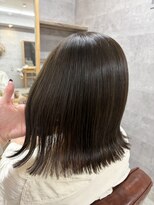 ナチュラル グロー 仙台駅前店(Natural grow)&nbsp;マットベージュ/切りっぱなしボブ