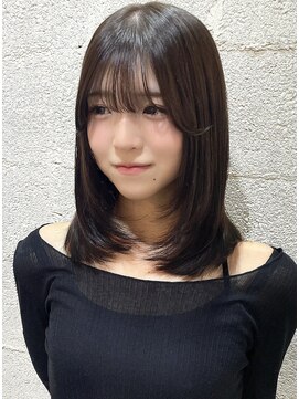 ラボ ヘアデザイン(Lab Hair Design) レイヤーカット×チョコレートカラー