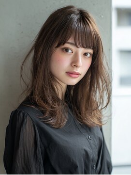 メロリッチ(MELLORICH) 大人可愛い×透明感グレージュ☆小顔くびれミディ