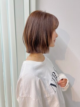 ガーデン 銀座(GARDEN) ボブ ボブレイヤー 顔まわり 顔まわりレイヤー 透明感カラー