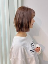 ガーデン 銀座(GARDEN) ボブ ボブレイヤー 顔まわり 顔まわりレイヤー 透明感カラー