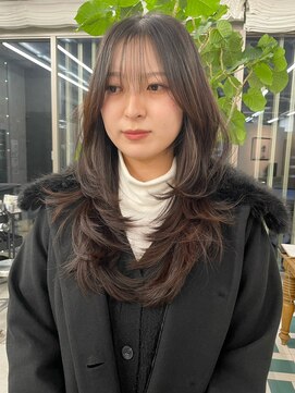 ノエ(noe) ロング/ボブ/レイヤーカット/ダブルカラー/ブリーチ/栄r83