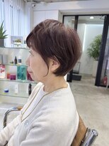 メモリーズ 表参道(Memories) 骨格補正の丸みショート×サイドバングで360美シルエット♪