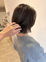 フーコー 下関店(fuhcoh)&nbsp;切りっぱなしボブ モカブラウンカラー