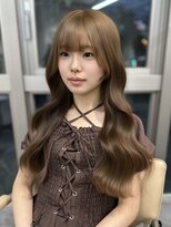 ビーハイブ ドットエー 本町広瀬通店(BEHIVE.A)&nbsp;透明感ショコラブラウン　ブリーチ無しWカラー