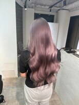 リンドトウキョウ(LINDO TOKYO)&nbsp;MOMOKA艶感モーブラベンダーウェーブロング