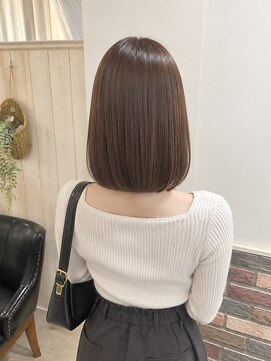 ネオリーブシェリエ 浅草店(Neolive cherie) ナチュラルボブ×ブラウンベージュ♪