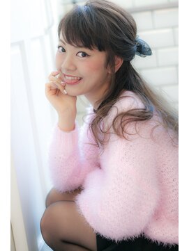 エイト ヘアサロン 渋谷本店(EIGHT) ナチュラルハーフアップ/Mii