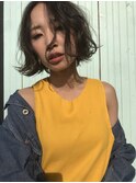 セミウエット　×　切りっはなしボブ　#CLOCKLESS伊勢崎