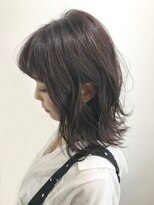 フープヘアー(HOOP.HAIR)&nbsp;パープルグレイ　ラフレイヤー