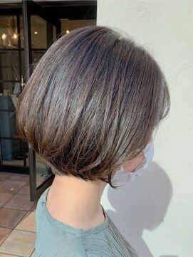 ヘアメイクガーデン(HairMake GARDEN) ショートボブ×アッシュカラー