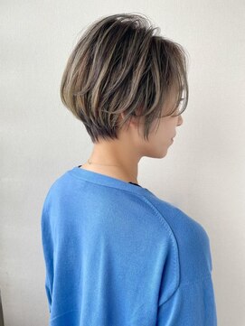 トータルビューティーハウス フラップ ミチ 野田店(total beauty house flap MICHI) 【flap MICHI島田和也】ハイライト立体感ショート