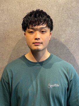 フジヤマバーバーショップ アジト(FUJIYAMA BARBER SHOP ajito) ニュアンスマッシュウルフバーバー七三【田中美旺】b825