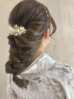 オブジェ(OBJET) 卒業式、袴ヘアセット