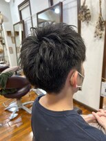 美容室 メザミー MESAMIES 30代40代ナチュラル刈り上げ黒髪スタイル