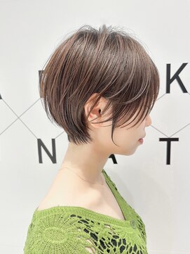ハルキミナト ジャパン ヨコハマ(HARUKI MINATO japan YOKOHAMA) レイヤーショート20代30代40代50代オリーブグレージュ