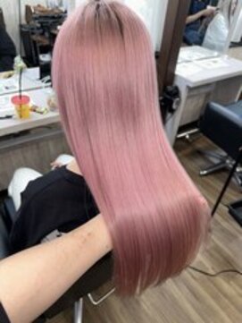 ネクサス 心斎橋(Nexus) 【Nexus心斎橋】ペールピンク×髪質改善カラー