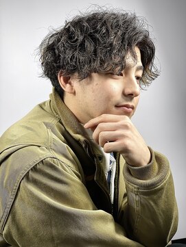 ヒロギンザ 新橋銀座口店(HIRO GINZA) ツイストスパイラル×センターパート