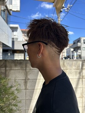 ラック 津田沼(LUCK) ダークアッシュ/アッシュブラック/カルマパーマ/ベリーショート