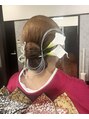 サロン ド ユーア(salon de yuua)&nbsp;生花や水引、金箔を使ったヘアアレンジもご相談ください！