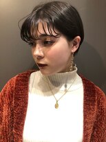 エトラ 渋谷店(etora)&nbsp;シースルーバング　丸みショート