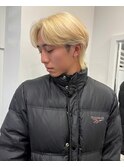 10代20代30代/ブロンド/メンズカット/ハイトーン
