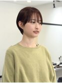 Gem Hair Studio 姉崎 オレンジブラウン/かわいいマッシュ