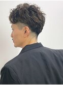 ツーブロック 刈り上げ メンズパーマ ナチュラルパーマ