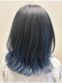 ブルーグラデーションミディ