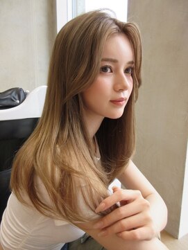 アフロート ルヴア(AFLOAT RUVUA) 彩*お色気レイヤーカットはお任せ下さい♪韓国新宿顔周り20代