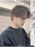 MEN’S HAIR/ブルーブラック/フェザーパーマ/渋谷