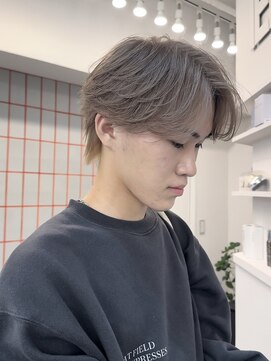 ペレ 渋谷(PELE) MEN’S HAIR/ブルーブラック/フェザーパーマ/渋谷