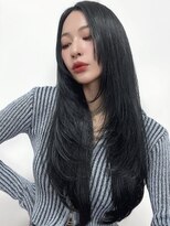 エリーツ 表参道(elyts)&nbsp;黒髪ロングレイヤー/韓国ヘア/エクステ/髪質改善/表参道